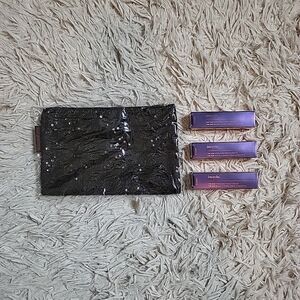 Lippy Bundle Lippies imayla The One Hydrating Cream Lipstick & Sequin Bag Lot ✨️